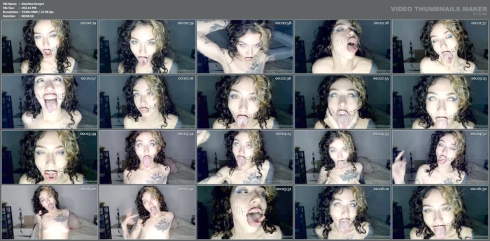 Cum On My Ahegao Face - DIOSA MORELLI / FEDORA MORELLI FETISH QUEEN - MP4