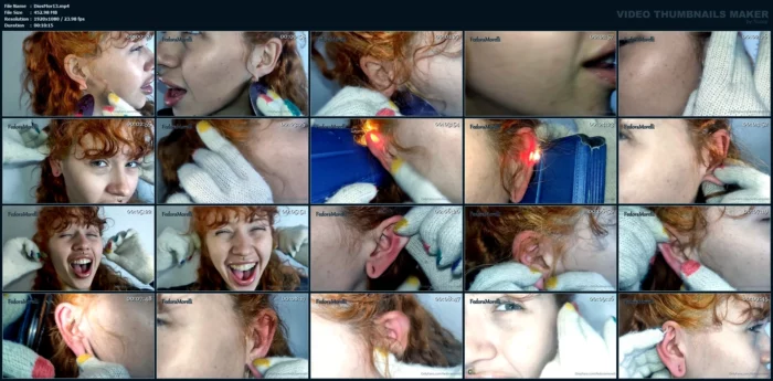 Ear Fetish Vid - DIOSA MORELLI / FEDORA MORELLI FETISH QUEEN - MP4