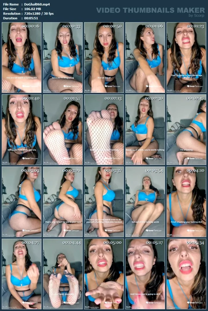 Humiliation And Degradation - DOMINA GHALIA / MISTRESS GHALIA CASERO - MP4