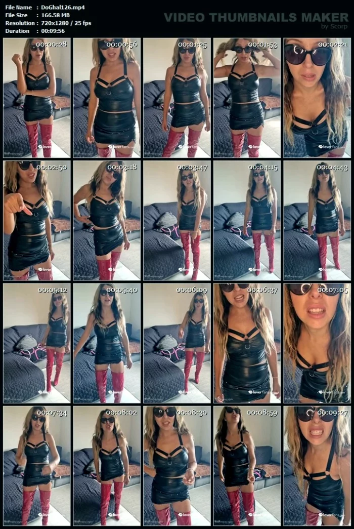 My Best Way To Torture You Is To Kick You In The Balls And Knee You - DOMINA GHALIA / MISTRESS GHALIA CASERO - MP4