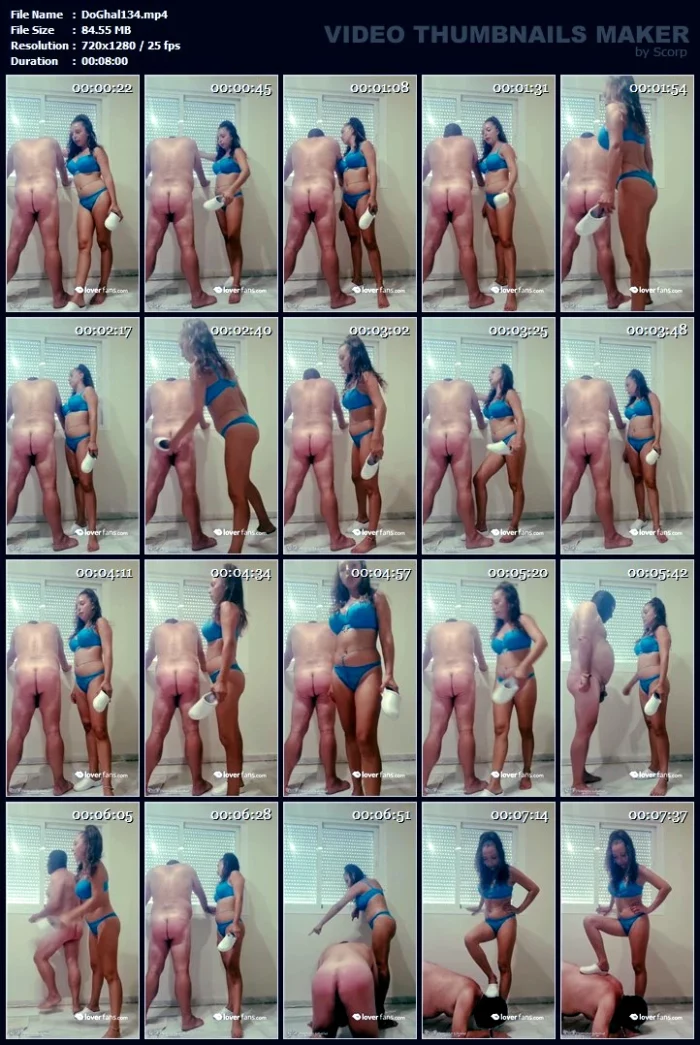 My Slave Has To Learn The Answers Just As I Teach Them To Him - DOMINA GHALIA / MISTRESS GHALIA CASERO - MP4