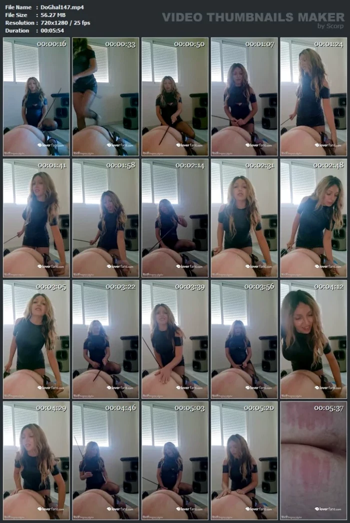 Playing With His Cock And Balls - DOMINA GHALIA / MISTRESS GHALIA CASERO - MP4