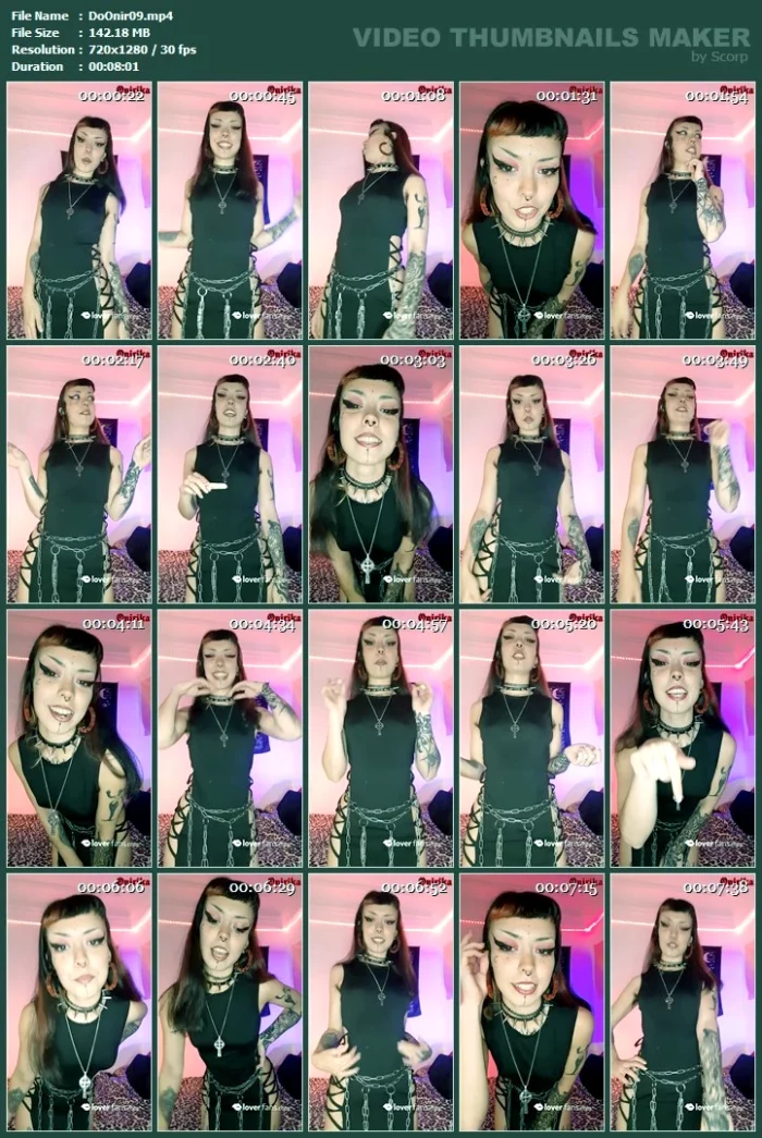 Entertain Your Mistress And Make Her Have A Good Time - DOMINATRIX ONIRIKA / DOMINA ONI HANNYA - MP4