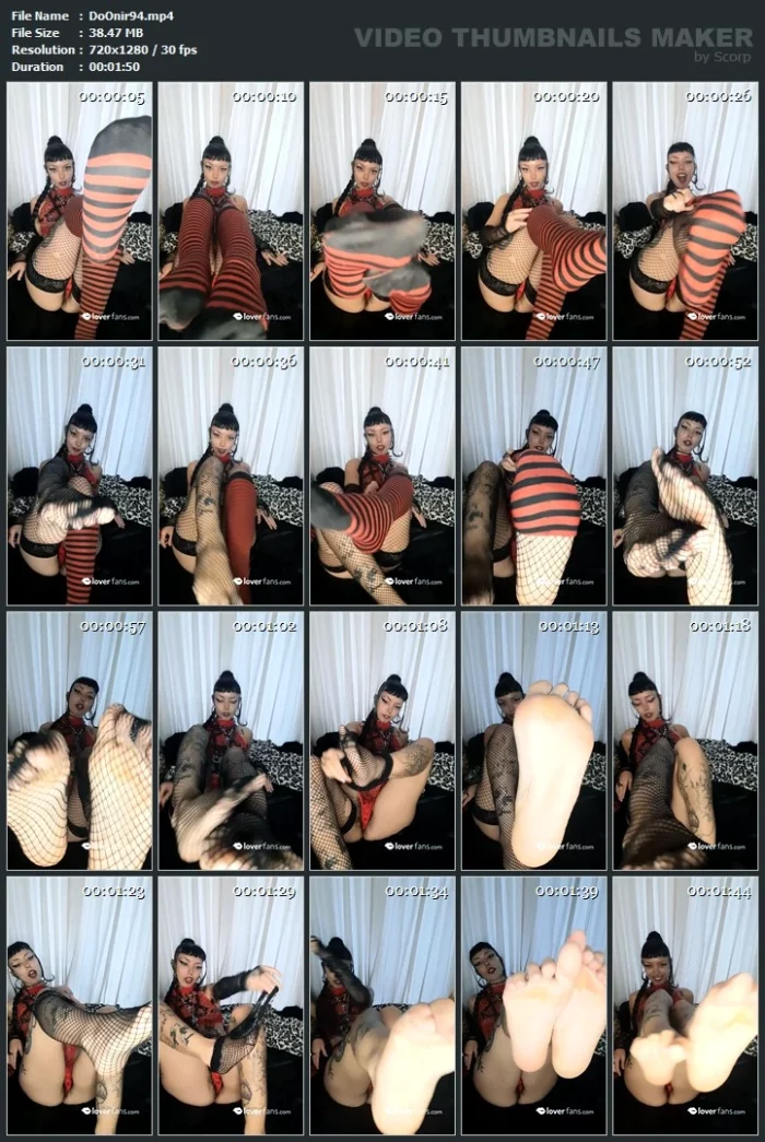 You Want To Try Every Layer Of Fabric That Surrounds My Feet - DOMINATRIX ONIRIKA / DOMINA ONI HANNYA - MP4