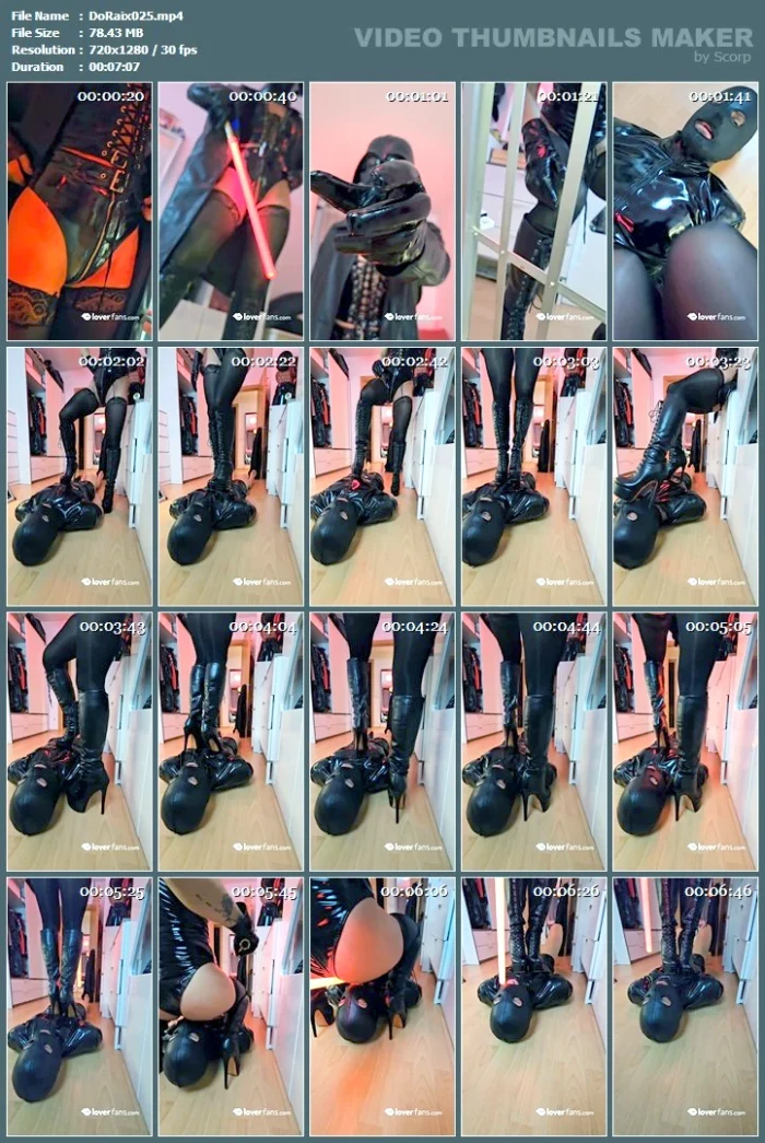 Feel The Weight Of The Empire Under The Boots Of Your Sith Lady - DOMINA RAIXEL - MP4