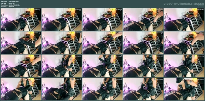 Humiliated And Penetrated By A Sadistic And Merciless Mistress - DOMINA RAIXEL - MP4