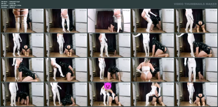 Pathetic Worm, Will Simply Thank Me For The Privilege Of Being Useful To Your Mistress - DOMINA RAIXEL - MP4
