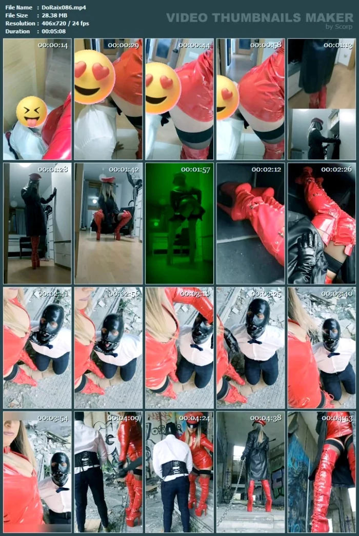 Spitting In Their Mouths Or Spanking Their Asses Until They Are Nice And Red - DOMINA RAIXEL - MP4