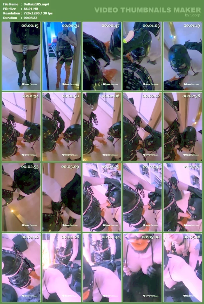 You're Nothing But A Slut At My Feet - DOMINA RAIXEL - MP4