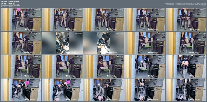 Wash My Dishes, Bitch... And Give Me That Thirty Little Hole - DOMINA RAIXEL - MP4