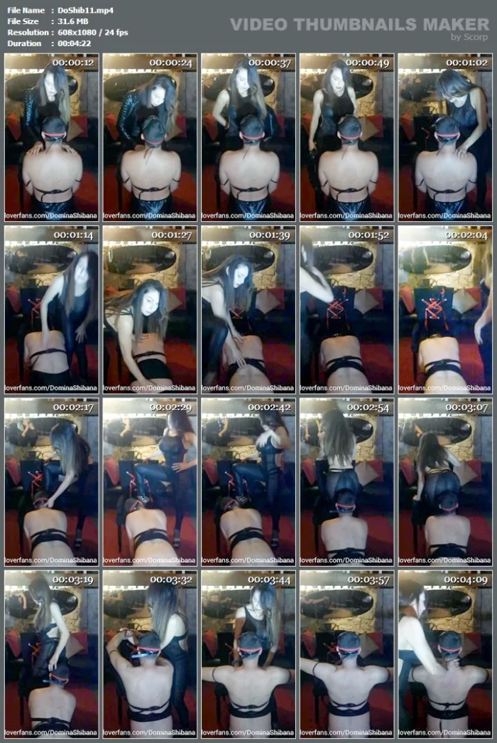 Enjoying A Good Slave - DOMINA SHIBANA - MP4