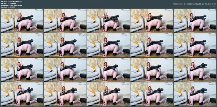 Foot Stool To My Spiked Boots - DOMESTIC FEMDOM / EYEMBLACKSHEEP - MP4