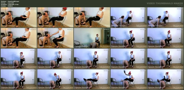 Rubber Paddle Punishment - DOMESTIC FEMDOM / EYEMBLACKSHEEP - MP4