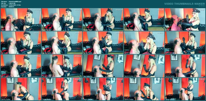 Smoking In Leather Opera Gloves - DOMESTIC FEMDOM / EYEMBLACKSHEEP - MP4