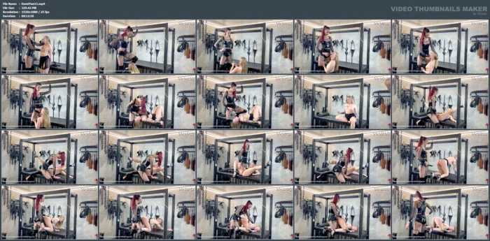 Lesbian Strap-On Games (Ger) With Marie Hardon - DOMINATRIX YUNA - MP4