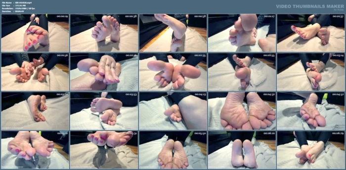 British Blonde BBW Soles JOI Cum Countdown Ft Miss Aatt - ELITEFEETSTREET - MP4