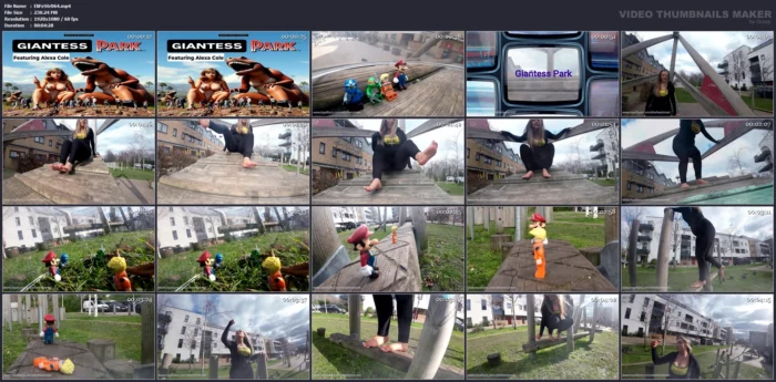 Giantess Park - The Alexasauraus Attraction Ft Alexa Cole - ELITEFEETSTREET - MP4