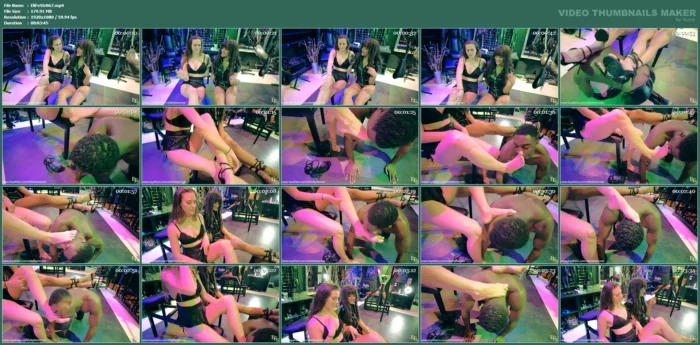 Human Foot Stool - ELITEFEETSTREET - MP4