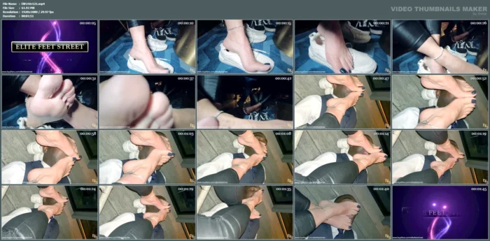 Public Foot Worship With Vanessa Desire In Swanky London Bar - ELITEFEETSTREET - MP4