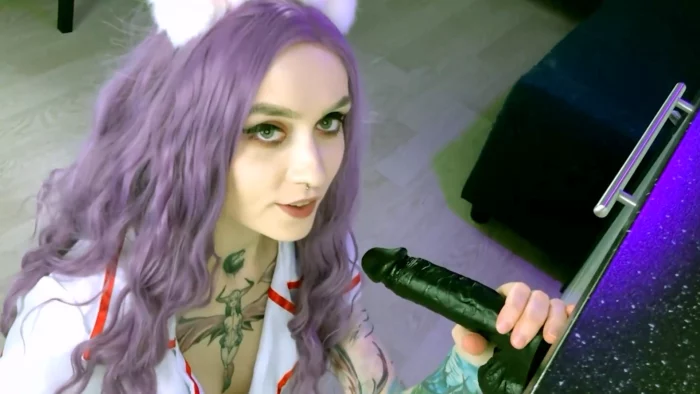 Waiter Cat-Girl Does Full Service To Guests - EVA BARBIE / PORN COSPLAY / BARBIE LEE - MP4