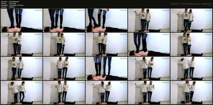Candy And Her Friend - Human Carpet - EXTREMETRAMPLING - MP4