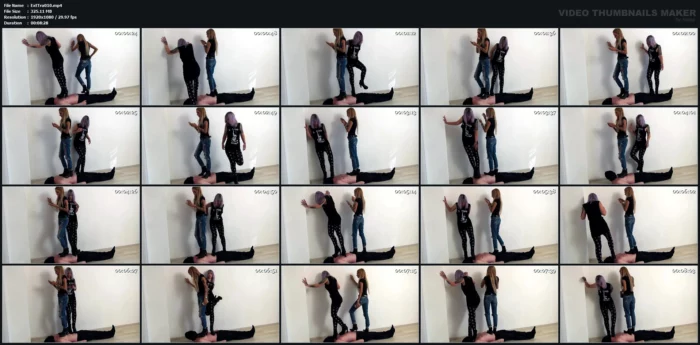 Candy And Lucy - Trampling In High Heels Boots - EXTREMETRAMPLING - MP4