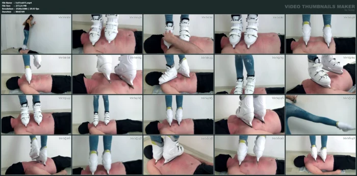 Sandy - Cruel Trampling In Ice Skate - EXTREMETRAMPLING - MP4