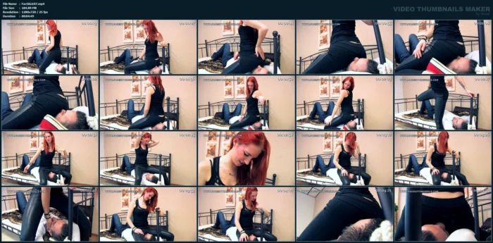 Facesitting In Dirty Pants - FACESITTINGGIRLS - MP4