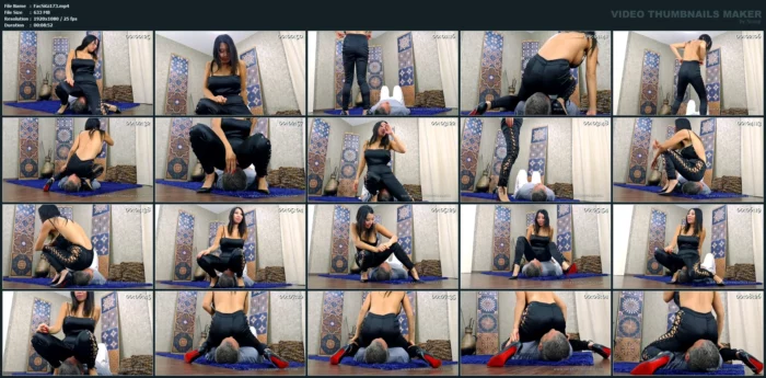 His Face - Her New Seat! - Goddess Vanny - FACESITTINGGIRLS - MP4