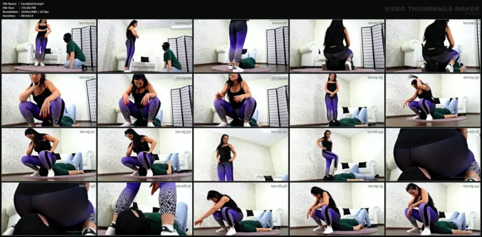 Lady Luciana - Sweaty Sports Leggings Ass On Your Face - FACESITTINGGIRLS - MP4