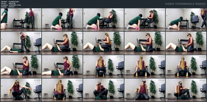 Lady Nora - Then He's Just My Office Chair - FACESITTINGGIRLS - MP4