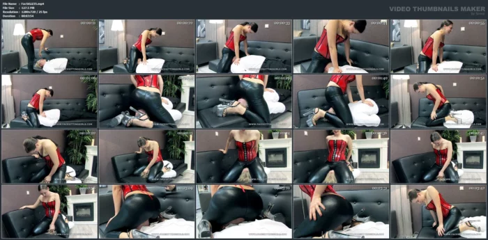 Marina's Ass At His Face! - FACESITTINGGIRLS - MP4