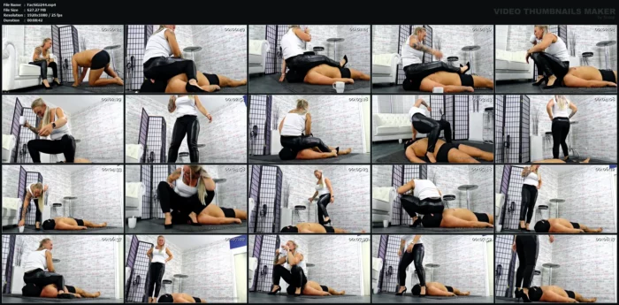Mistress Jane - Ass On His Face And Heels In His Balls - FACESITTINGGIRLS - MP4