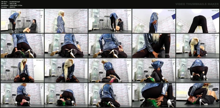 The Slave Girl Loves Her Ass, Doesn't She? - Mistress Roxana - FACESITTINGGIRLS - MP4