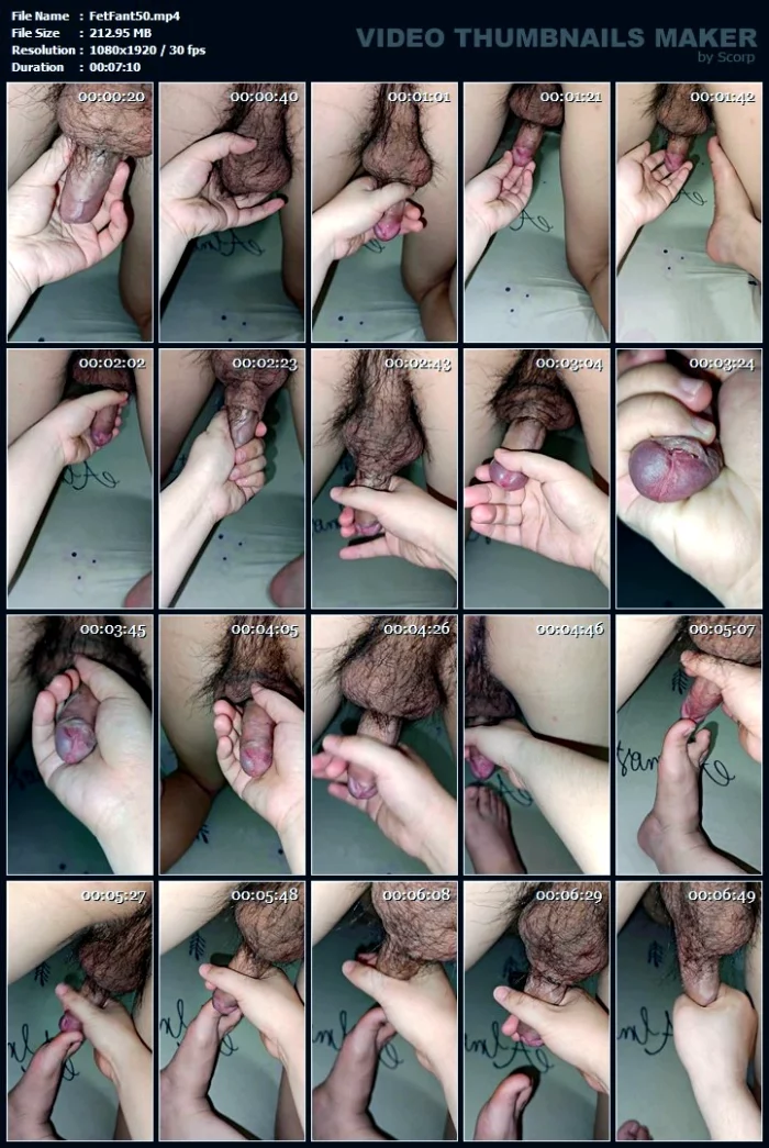 Teasing Slave's Frenulum & Urethra With Smelly Feet - FETISH FANTAZY - MP4