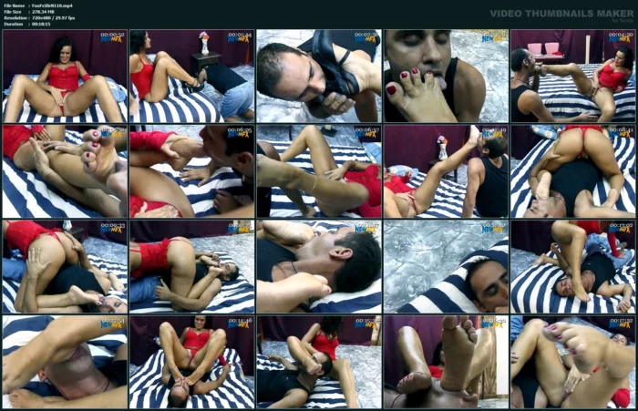 Two Girls And Beautiful Feet - FOOT FETISH IN BRAZIL / NEW MFX - MP4