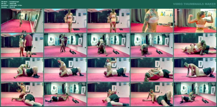 Foxxy Punishing A Stalker At The Gym - FOXXY SQUEEZE - MP4