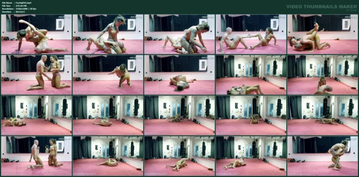 Foxxy Topless Wrestling Rematch Vs Mick - FOXXY SQUEEZE - MP4