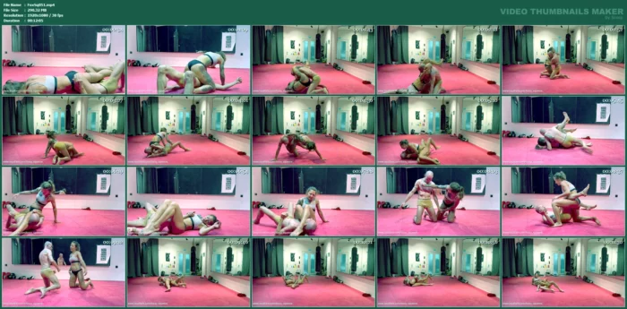 Foxxy Wrestling And Dominating Mick - FOXXY SQUEEZE - MP4