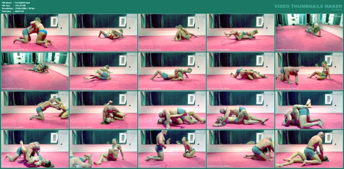 Foxxy Wrestling Scott Rematch Pt I - FOXXY SQUEEZE - MP4