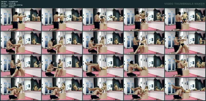 Muscle Worship - Headscissors - FOXXY SQUEEZE - MP4
