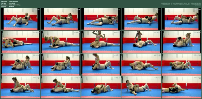 Scissoring And Dominating A Big Guy - FOXXY SQUEEZE - MP4