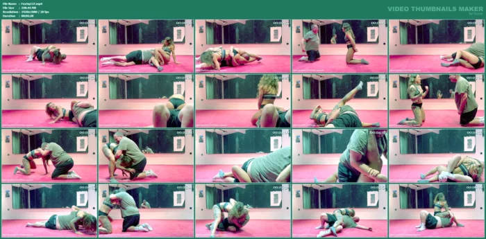 Wrestling Match In Socks (Real Session) - FOXXY SQUEEZE - MP4