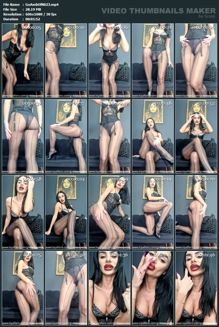 Be A Part Of My Lifestyle - GODDESS AMBRA - MP4