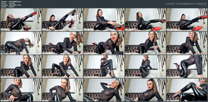 Feel My Beauty & My Words Penetrating Deep Inside Your Brains - GODDESS AMBRA - MP4