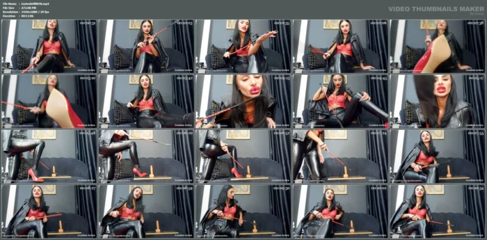 Follow The Instructions Within The Video & Be My Naughty, Cum Licking Bitch! - GODDESS AMBRA - MP4
