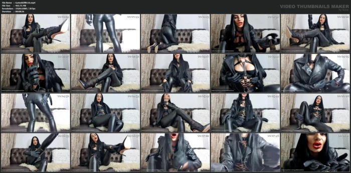 Leather Aroma Mindfuck - GODDESS AMBRA - MP4