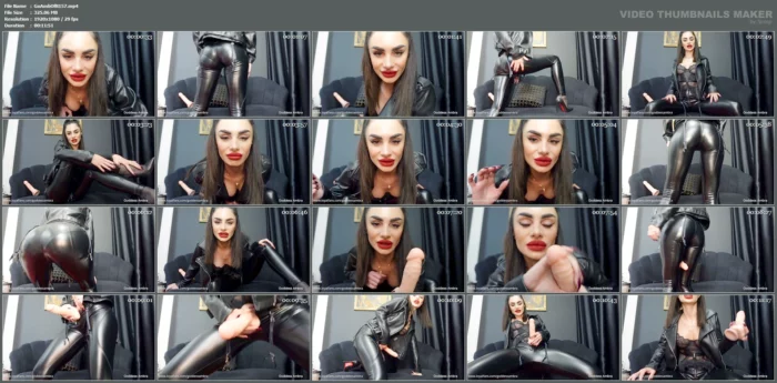Open Letter For One Of My Leather Sluts - GODDESS AMBRA - MP4