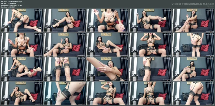 Pleasure Is Allowed Only With A Sacrifice Otherwise, You Will Be Denied & End Up Frustrated - GODDESS AMBRA - MP4