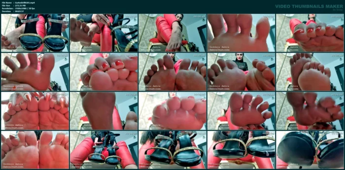 Receiving The Privilege Of Worshipping My Soft Bare Feet Comes With A Price - GODDESS AMBRA - MP4